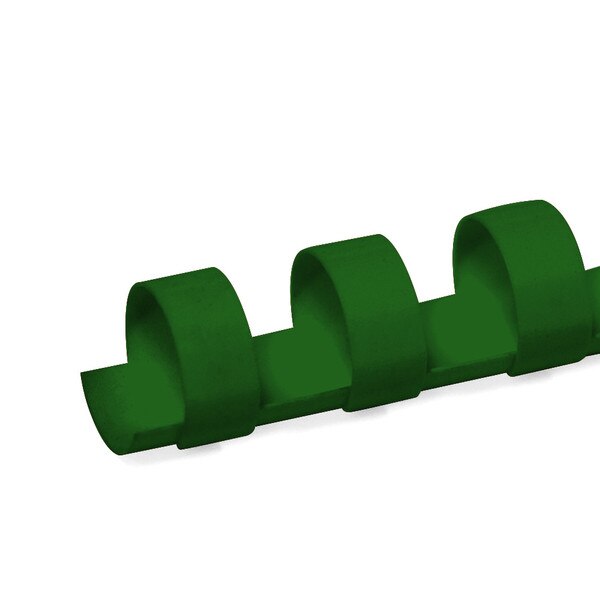 dark green 14mm 19 ring comb spine